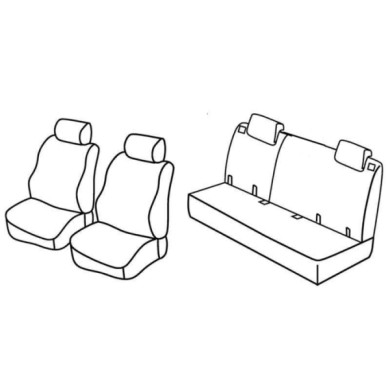 QD35012.JPG Set Coprisedili Superior Nero/grigio Suzuki Swift 3p Serie 35000 Coprisedili Su Misura