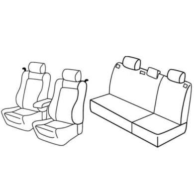 QD36016.JPG Set Coprisedili Superior Beige Toyota Corolla 3p Serie 36000 Coprisedili Su Misura