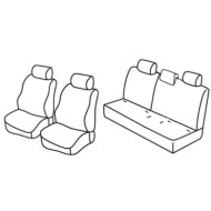 QD36032.JPG Set Coprisedili Superior Grigio/nero Toyota Yaris 3p-yaris 5p Serie 36000 Coprisedili Su Misura Qd36032c
