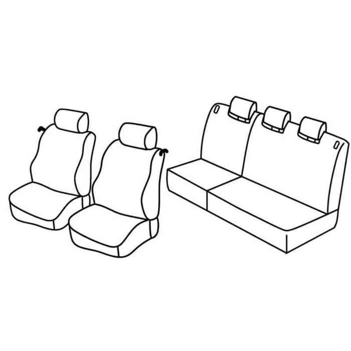 QD36034.JPG Set Coprisedili Superior Nocciola Toyota Yaris 3p Serie 36000 Coprisedili Su Misura