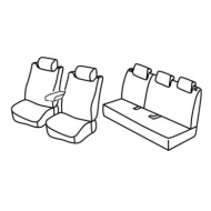 QD36037.JPG Set Coprisedili Superior Grigio/nero Toyota Yaris 5p Serie 36000 Coprisedili Su Misura Qd36037c