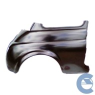 RHIBO 09010245 PARAFANGO POSTERIORE DESTRO (LATO PASSEGGERO) SPECIFICO PER 500 F - L - R D'EPOCA DAL 1957 AL 1977. COLORE NERO P