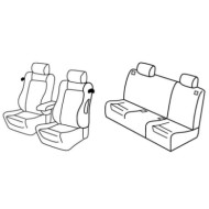 QE10100.JPG Set Coprisedili Superior Nocciola Alfa Romeo 147 3p Serie 10000 Coprisedili Su Misura Qe10100a