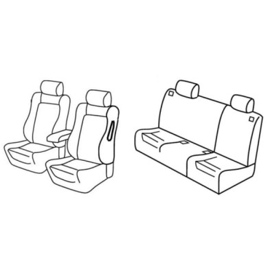 QE10101.JPG Set Coprisedili Superior Nocciola Alfa Romeo 147 5p Serie 10000 Coprisedili Su Misura Qe10101a