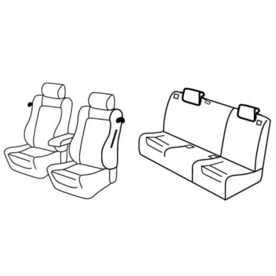 QE10102.JPG Set Coprisedili Superior Nocciola Alfa Romeo 147 3p Serie 10000 Coprisedili Su Misura