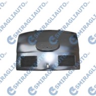 RHIBO 09010353 COFANO MOTORE POSTERIORE SPECIFICO PER 500 F/L/R D'EPOCA DAL 1965 AL 1977. COLORE BASE NERO PRONTO PER VERNICIATU