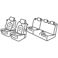 QE10112.JPG Set Coprisedili Superior Nero/rosso Alfa Romeo Mito Serie 10000 Coprisedili Su Misura Qe10112e