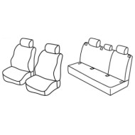 QE11004.JPG Set Coprisedili Superior Nero/grigio Audi A3 Sportback Serie 11000 Coprisedili Su Misura Qe11004f