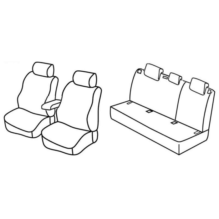 QE11005.JPG Set Coprisedili Superior Nero/grigio Audi A3 Sportback Serie 11000 Coprisedili Su Misura Qe11005f