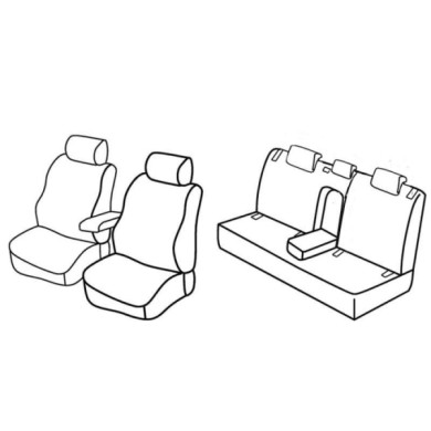 QE11008.JPG Set Coprisedili Superior Nero/rosso Audi A3 Sportback Serie 11000 Coprisedili Su Misura Qe11008e