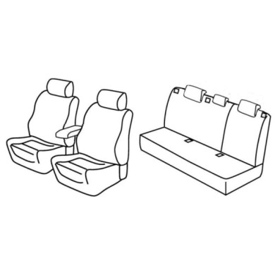 QE11010.JPG Set Coprisedili Superior Grigio/nero Audi A3 Sportback Serie 11000 Coprisedili Su Misura Qe11010c
