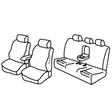 QE12016.JPG Set Coprisedili Superior Grigio/nero Bmw Serie 3 (f30) Serie 12000 Coprisedili Su Misura Qe12016c