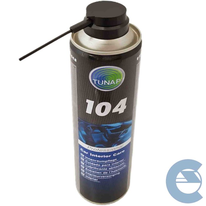 Tunap, spray per la cura degli interni dell’auto, Professionale, 104, per le parti in plastica e gomma, 400 ml