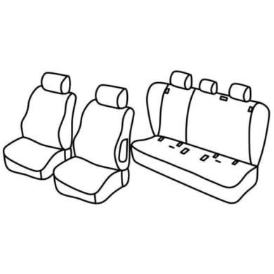 QE12035.JPG Set Coprisedili Superior Nero/grigio Bmw Serie 1 (e87) Serie 12000 Coprisedili Su Misura
