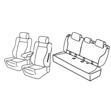 QE12043.JPG Set Coprisedili Superior Nero/grigio Bmw Serie 1 (f20) Serie 12000 Coprisedili Su Misura