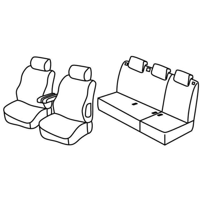 QE13002.JPG Set Coprisedili Superior Nocciola Citroen Berlingo Multispace Serie 13000 Coprisedili Su Misura Qe13002a