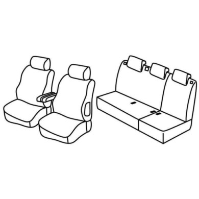 QE13002.JPG Set Coprisedili Superior Grigio/nero Citroen Berlingo Multispace Serie 13000 Coprisedili Su Misura Qe13002c