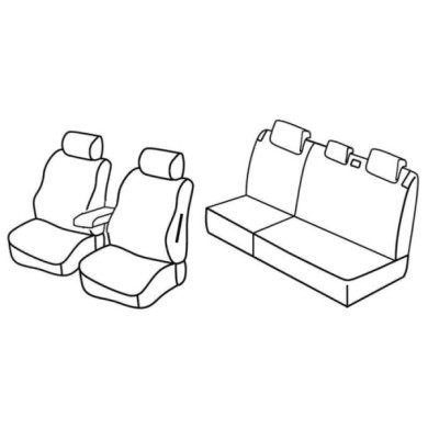 QE15009.JPG Set Coprisedili Superior Nero/rosso Fiat Bravo Serie 15000 Coprisedili Su Misura
