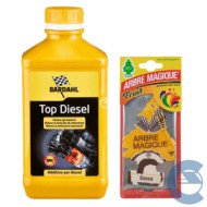 Top Diesel, Additivo Auto Motori Diesel, 1 Litro, Pulitore Iniettori, Riduzione Fumo dello Scarico, Riduzione Consumo Carburante