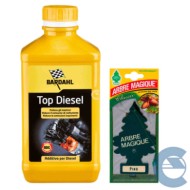Top Diesel, Additivo Auto Motori Diesel, 1 Litro, Pulitore Iniettori, Riduzione Fumo dello Scarico, Riduzione Consumo Carburante