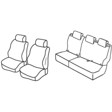 QE18002.JPG Set Coprisedili Superior Nero/rosso Hyundai I10 Serie 18000 Coprisedili Su Misura