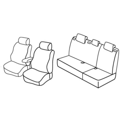 QE18007.JPG Set Coprisedili Superior Grigio/nero Hyundai I30 5p Serie 18000 Coprisedili Su Misura Qe18007c