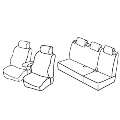 QE20103.JPG Set Coprisedili Superior Nocciola Kia Cee'd Sportswagon Serie 20000 Coprisedili Su Misura