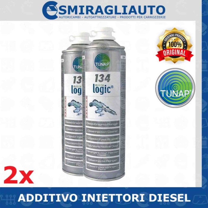 143774-large_default.jpg Tunap 134 Depuratore Iniezione Diesel 500ml Pulitore Iniettori X2