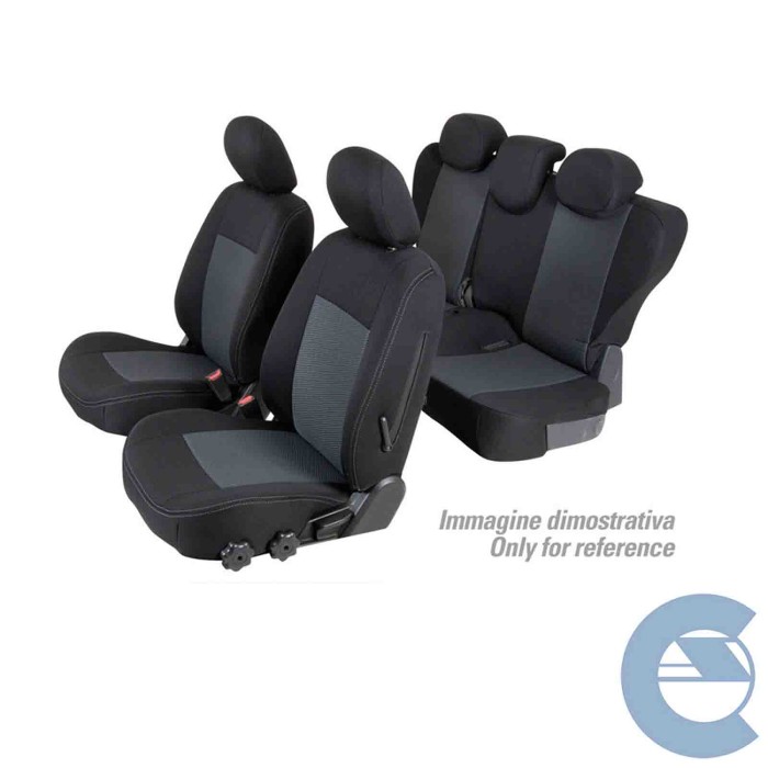 ZCOPRISED-SET-F.JPG Set Coprisedili Superior Nero/grigio Mazda 2 5p Serie 23000 Coprisedili Su Misura Qe23001f