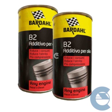 bardahl-b2-2-pezzi-logo.jpg Bardahl B2 Oil Treatment 2 Pezzi X 300ml 142023 Additivo Curativo Per Olio Motore