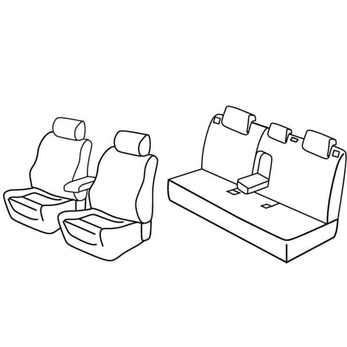 QE23014.JPG Set Coprisedili Superior Nocciola Mazda 3 5p Serie 23000 Coprisedili Su Misura Qe23014a
