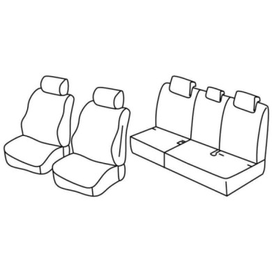 QE25005.JPG Set Coprisedili Superior Nero/rosso Mini Countryman (r60) Serie 25000 Coprisedili Su Misura