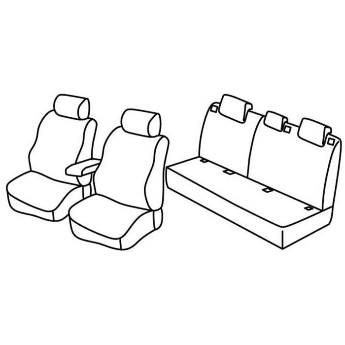 QE27010.JPG Set Coprisedili Superior Nero/blu Nissan Note Serie 27000 Coprisedili Su Misura Qe27010d