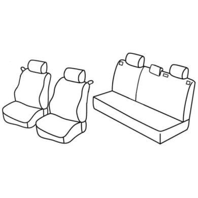 QE28009.JPG Set Coprisedili Superior Grigio/nero Opel Astra G 3p Serie 28000 Coprisedili Su Misura Qe28009c