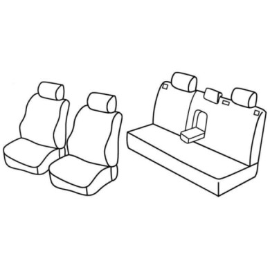QE28012.JPG Set Coprisedili Superior Nero/rosso Opel Astra G 5p Serie 28000 Coprisedili Su Misura