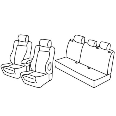 QE28019.JPG Set Coprisedili Superior Grigio/nero Opel Astra H 5p Serie 28000 Coprisedili Su Misura Qe28019c