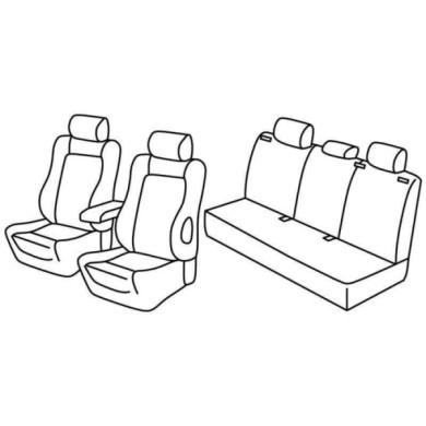 QE28021.JPG Set Coprisedili Superior Nocciola Opel Astra H 5p Serie 28000 Coprisedili Su Misura Qe28021a
