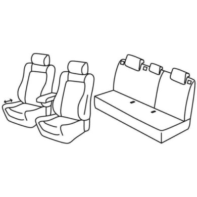 QE28026.JPG Set Coprisedili Superior Nero/rosso Opel Astra J 5p Serie 28000 Coprisedili Su Misura Qe28026e