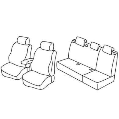 QE28027.JPG Set Coprisedili Superior Grigio/nero Opel Astra J Sports Tourer Serie 28000 Coprisedili Su Misura Qe28027c