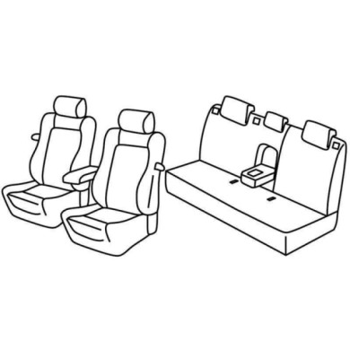 QE28029.JPG Set Coprisedili Superior Nero/grigio Opel Astra J Gtc Serie 28000 Coprisedili Su Misura Qe28029f