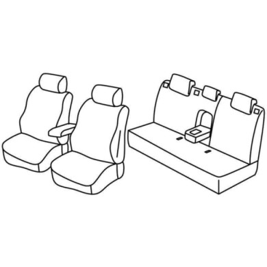 QE28032.JPG Set Coprisedili Superior Nero/grigio Opel Astra J 5p Serie 28000 Coprisedili Su Misura Qe28032f