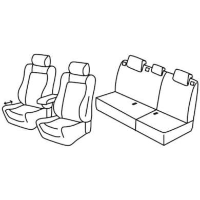 QE28034.JPG Set Coprisedili Superior Grigio/nero Opel Astra J Sports Tourer Serie 28000 Coprisedili Su Misura Qe28034c