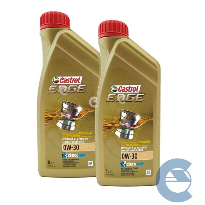 CASTROL_0W30_2LT.jpg Castrol Edge 0w-30 2 Litri Dexos2 Titanium Olio Motore Auto Piccola Cilindrata