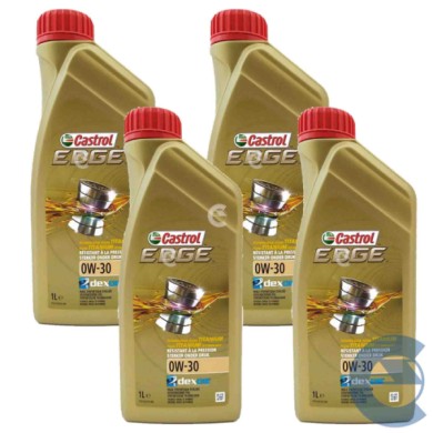 CAS162825--4-LITRI.jpg Castrol Edge 0w-30 4 Litri Dexos2 Titanium Olio Motore Auto Piccola Cilindrata