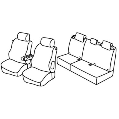 QE29023.JPG Set Coprisedili Superior Nero/grigio Peugeot 307 3p Serie 29000 Coprisedili Su Misura Qe29023f