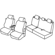 QE29023.JPG Set Coprisedili Superior Nero/grigio Peugeot 307 3p Serie 29000 Coprisedili Su Misura Qe29023f