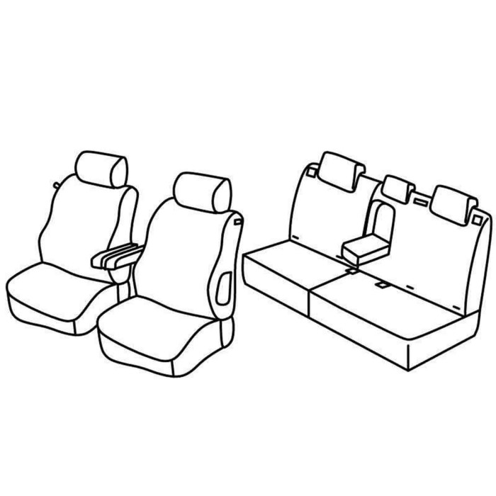 QE29024.JPG Set Coprisedili Superior Beige Peugeot 307 3p Serie 29000 Coprisedili Su Misura Qe29024b