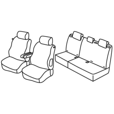 QE29025.JPG Set Coprisedili Superior Nocciola Peugeot 307 3p Serie 29000 Coprisedili Su Misura Qe29025a