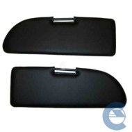 FAMAC 1700100 KIT 2 PANTINE PARASOLE (DESTRA E SINISTRA) NERE SPECIFICHE PER 500 F/L/R D'EPOCA DAL 1957 AL 1977. COLORE NERO. PR