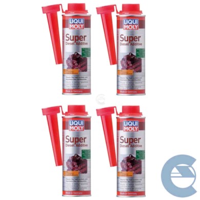 1806-4-PEZZI-ESOLVER.jpg Liqui Moly 1806 Super Diesel Additive 4 Pezzi X 250 Ml Pulizie Iniettori Diesel